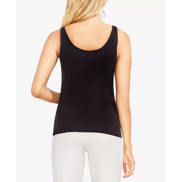 VINCE CAMUTO Essential Sleeveless Knit Tank in Black - NWT - Size Medium - Picture 2 of 3